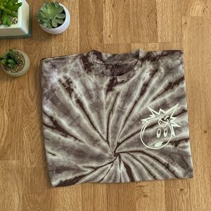 The Hundreds Adam Bomb grey tie dye t shirt size S
